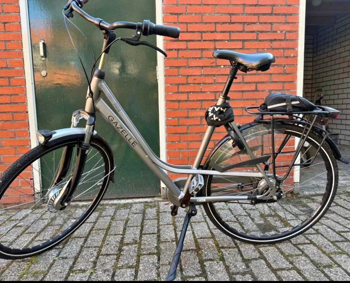 Gazelle fiets, Fietsen en Brommers, Ophalen, Minder dan 10 versnellingen, 56 cm of meer, Zo goed als nieuw
