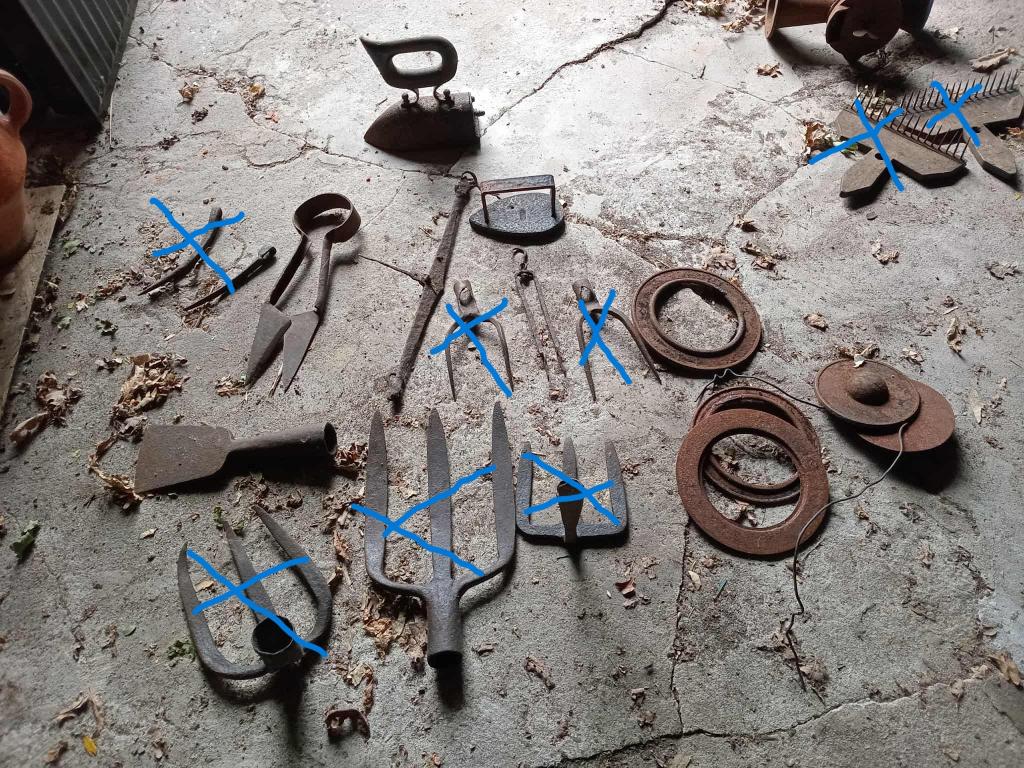 antieke gereedschappen en gebruiksvoorwerpen strijkijzers en, Ophalen of Verzenden