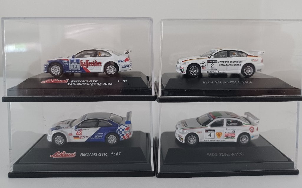 BMW M3 GTR set en BMW 330si WTCC set van Schuco 1/87, Ophalen of Verzenden, Nieuw, Auto, Schuco