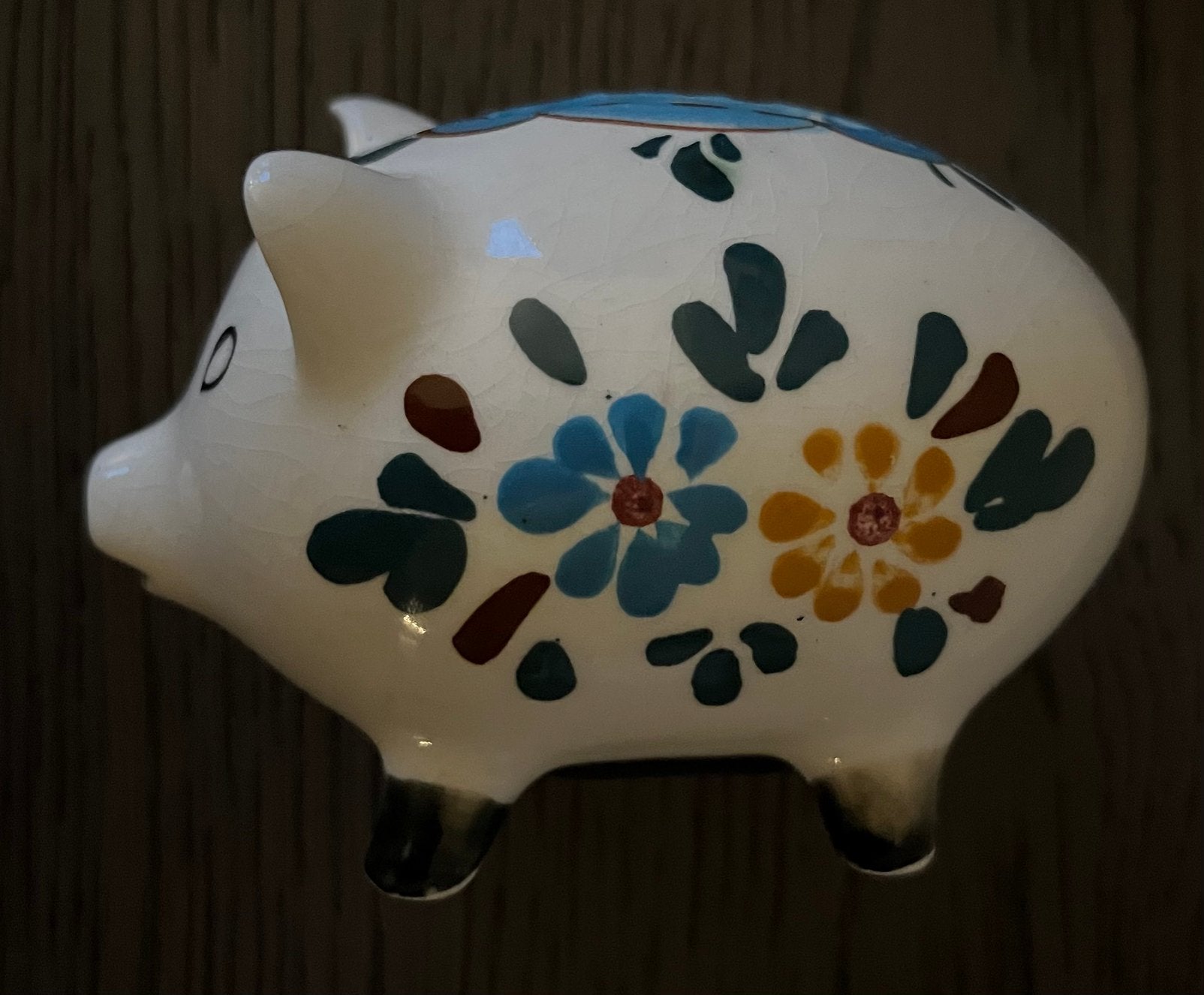 Leuke spaarpot in de vorm van een varken, Ophalen of Verzenden, Gebruikt, Steen, Aardewerk of Keramiek, Dier