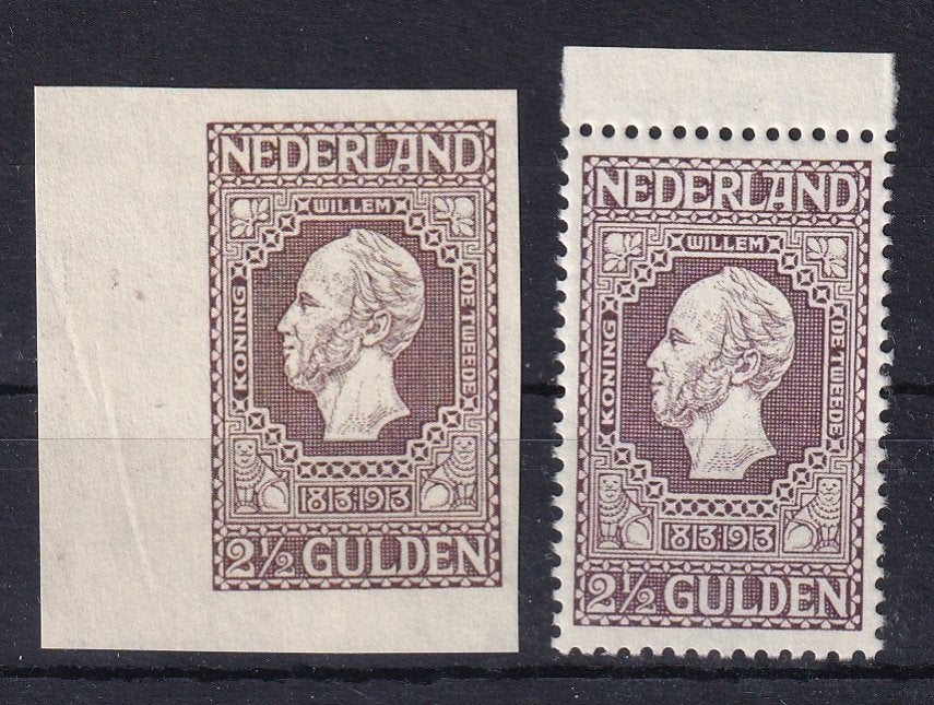 X1B) 1913 Nederland nr 99 plus ongetand proef geen garantie, Verzenden, T/m 1940, Postfris