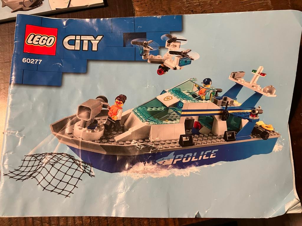 Lego City 60277 Politie Patrouilleboot - Compleet & Goed, Kinderen en Baby's, Speelgoed | Duplo en Lego, Lego, Ophalen of Verzenden