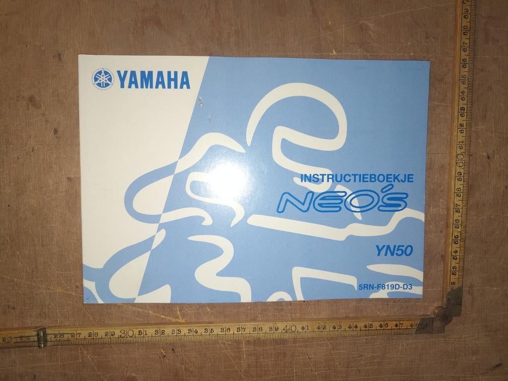 Handleiding Yamaha Neo's, Fietsen en Brommers, Handleidingen en Instructieboekjes, Zo goed als nieuw, Ophalen of Verzenden