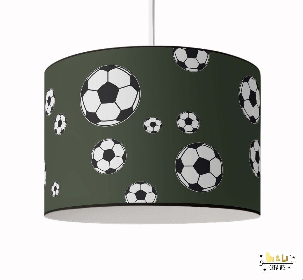 Hanglamp Voetbal Groen Voetballamp Little Dreamzzz, Bi & Li Creaties, Nieuw, Ophalen of Verzenden, Bilicreaties@gmail.com