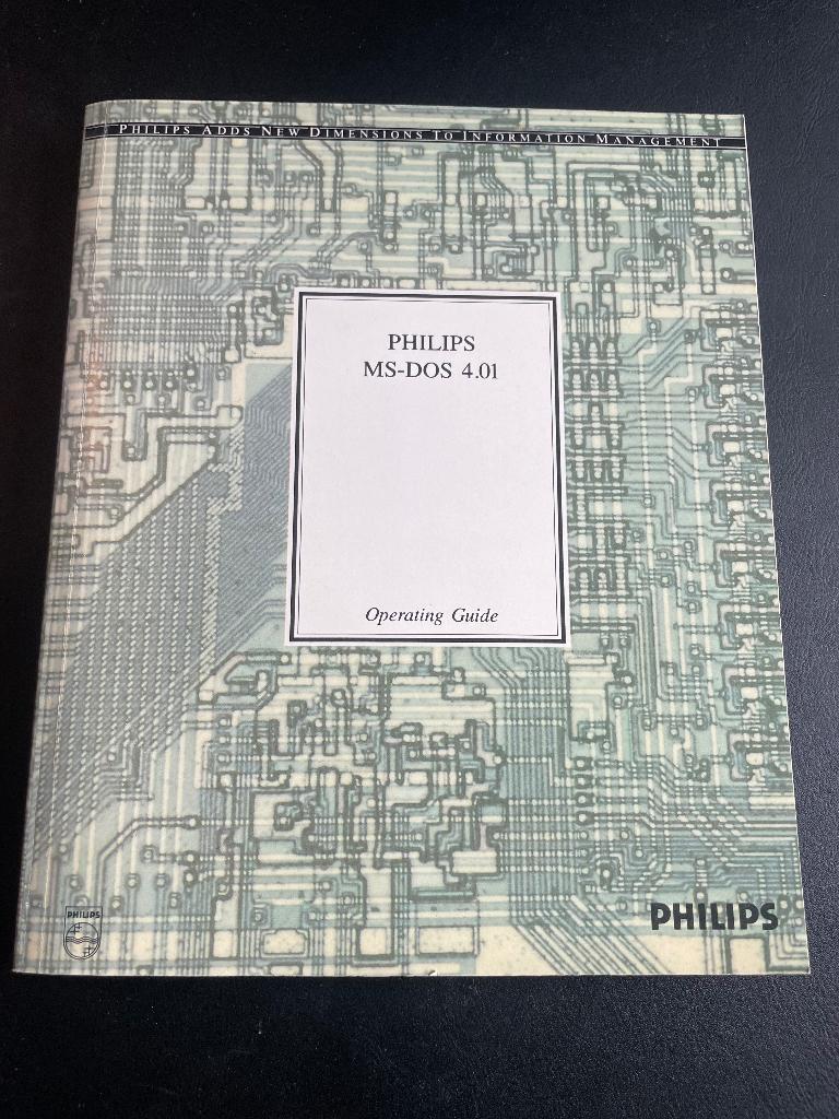 Philips MS-Dos 4.01 - Operating guide, Computers en Software, Vintage Computers, Ophalen of Verzenden