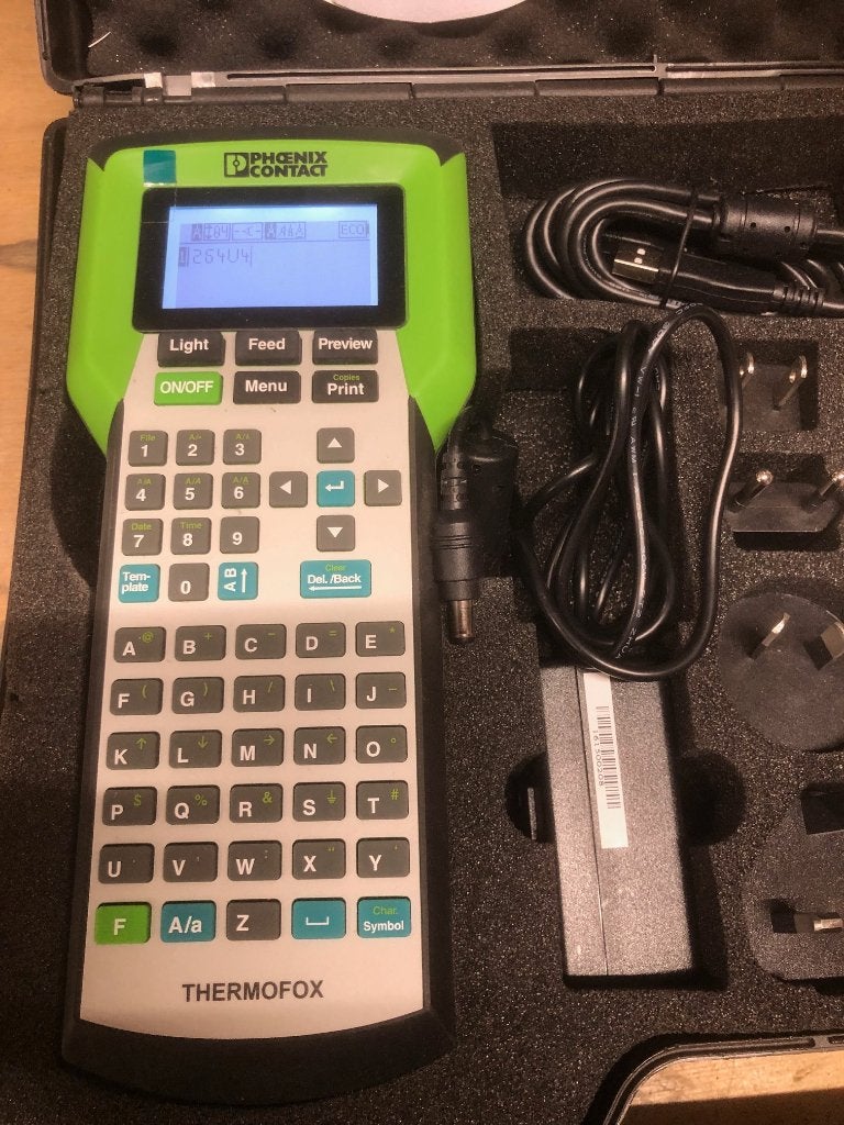 Phoenix Printer Thermofox set Label printer, Computers en Software, Printers, Ophalen of Verzenden, Zo goed als nieuw, Zwart-en-wit printen