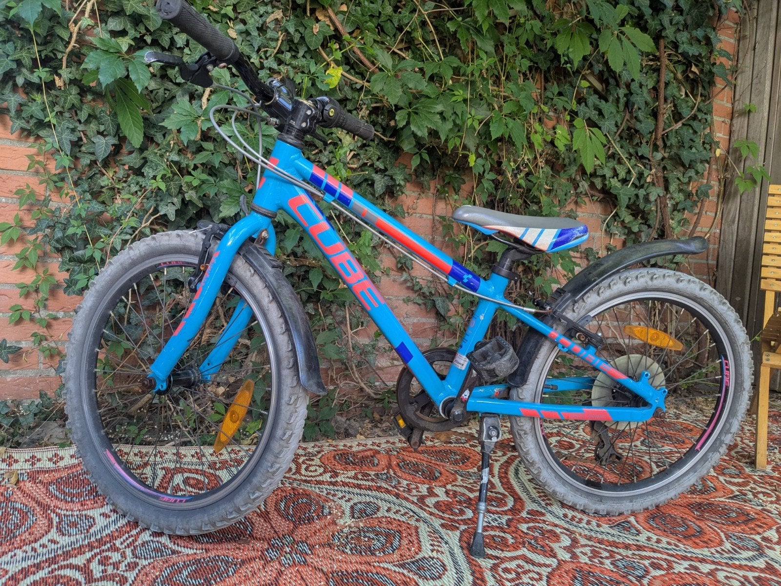 Cube kinderfiets 20 inch - gebruikt, Ophalen, 20 inch of meer, Gebruikt, Velgrem