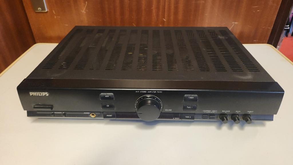 Philips FA761 Hi-Fi Stereo Versterker - Uitstekende Staat, Audio, Tv en Foto, Stereo-sets, Ophalen of Verzenden, Zo goed als nieuw