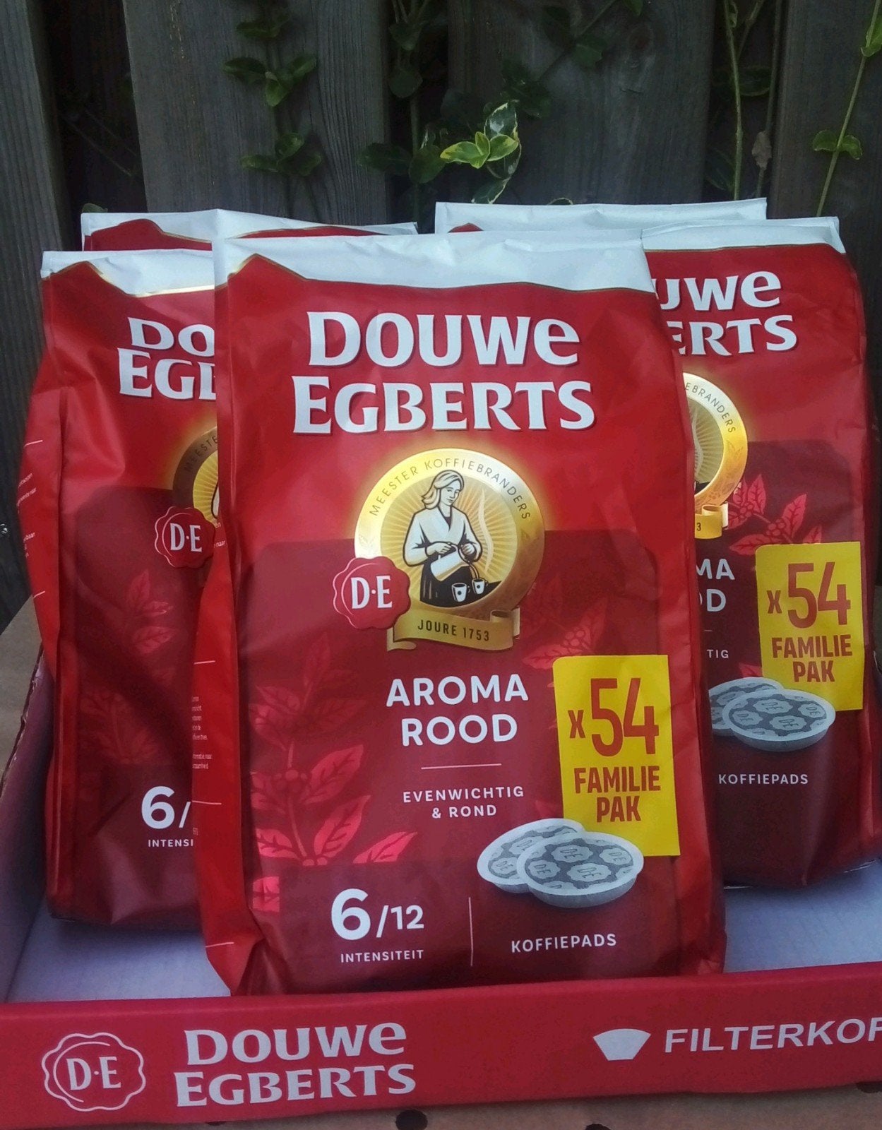 Douwe Egberts koffiepads Aroma Rood, Diversen, Levensmiddelen, Verzenden