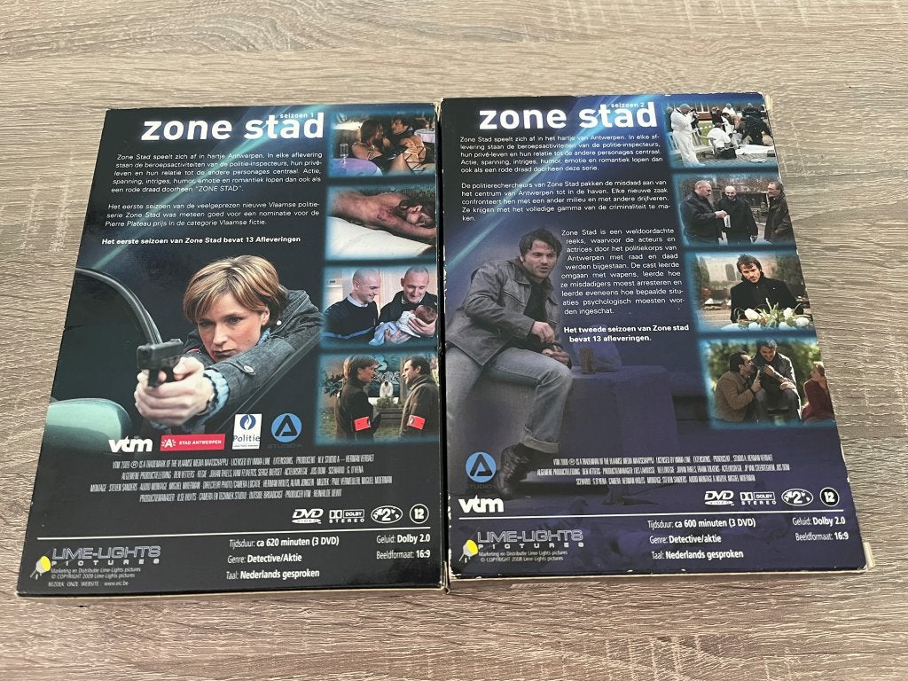 Dvd's Zone Stad / Zonestad - Seizoen 1 t/m 6, Cd's en Dvd's, Dvd's | Tv en Series, Gebruikt, Seizoen 3, Vanaf 12 jaar, Thriller