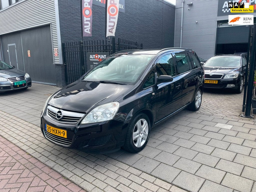 Opel Zafira 1.8 Business 2e Eigenaar! Trekhaak 7Pers Airco N, Auto's, Opel, Voorwielaandrijving, Gebruikt, 4 cilinders, Parkeersensor