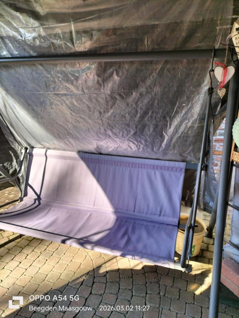 Schommelbank - prima staat, zelf ophalen, Tuin en Terras, Ophalen of Verzenden, Gebruikt, Metaal, Schommelbank