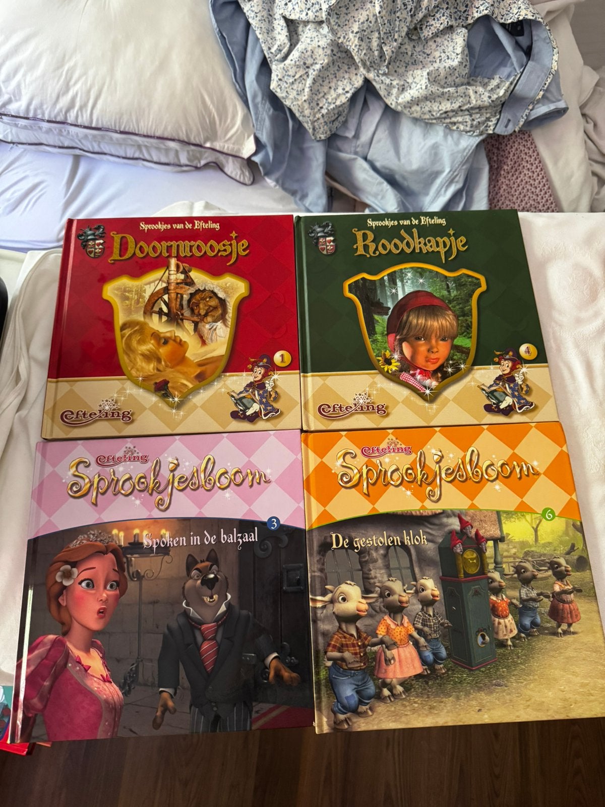 Efteling kinderboeken – 4 hardcover sprookjesboeken, Ophalen of Verzenden, Zo goed als nieuw, Overige typen