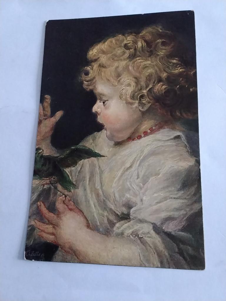PETRUS PAULUS. RUBENS.  JONGEN MET VOGEL. 1938, Ophalen of Verzenden
