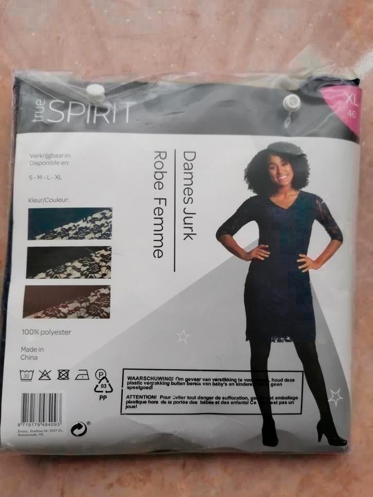 Feestjurk Cocktailjurk maat 42  / 44, Kleding | Dames, Blauw, Maat 42/44 (L), Nieuw, Ophalen of Verzenden