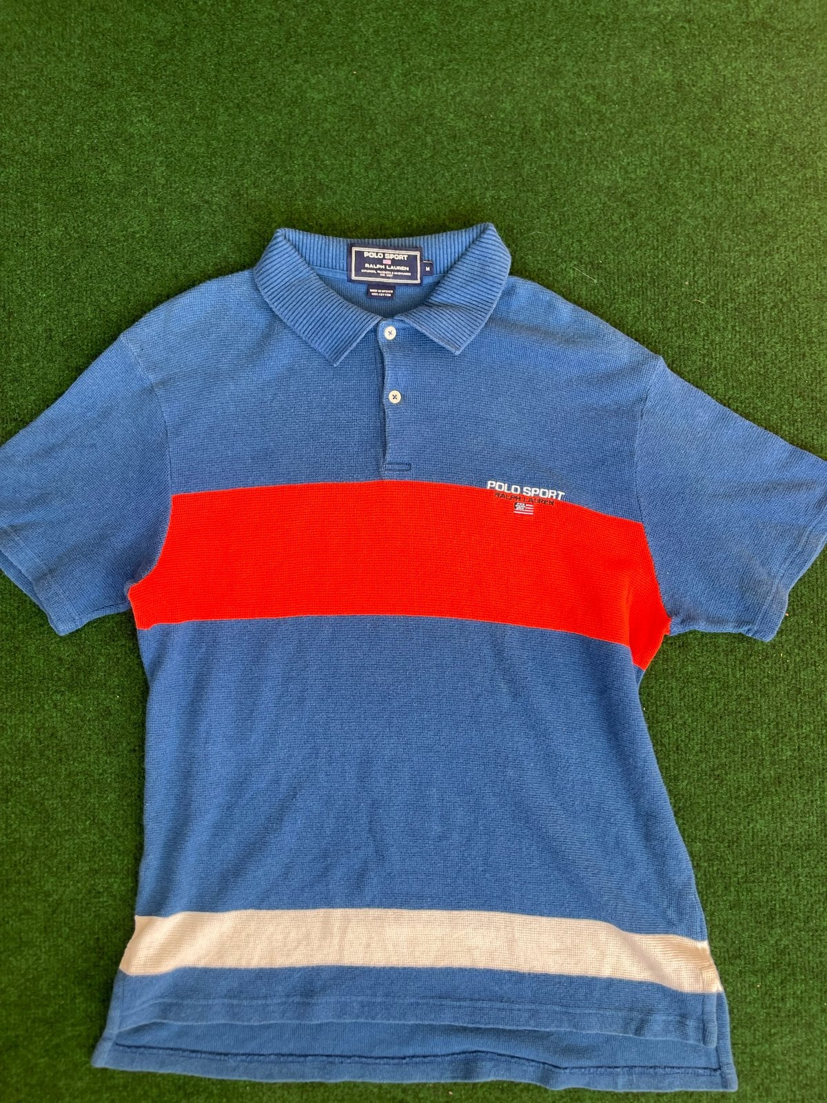 Polo Sport Ralph Lauren Polo Shirt Maat M, Ophalen of Verzenden, Gedragen, Maat 48/50 (M), Blauw