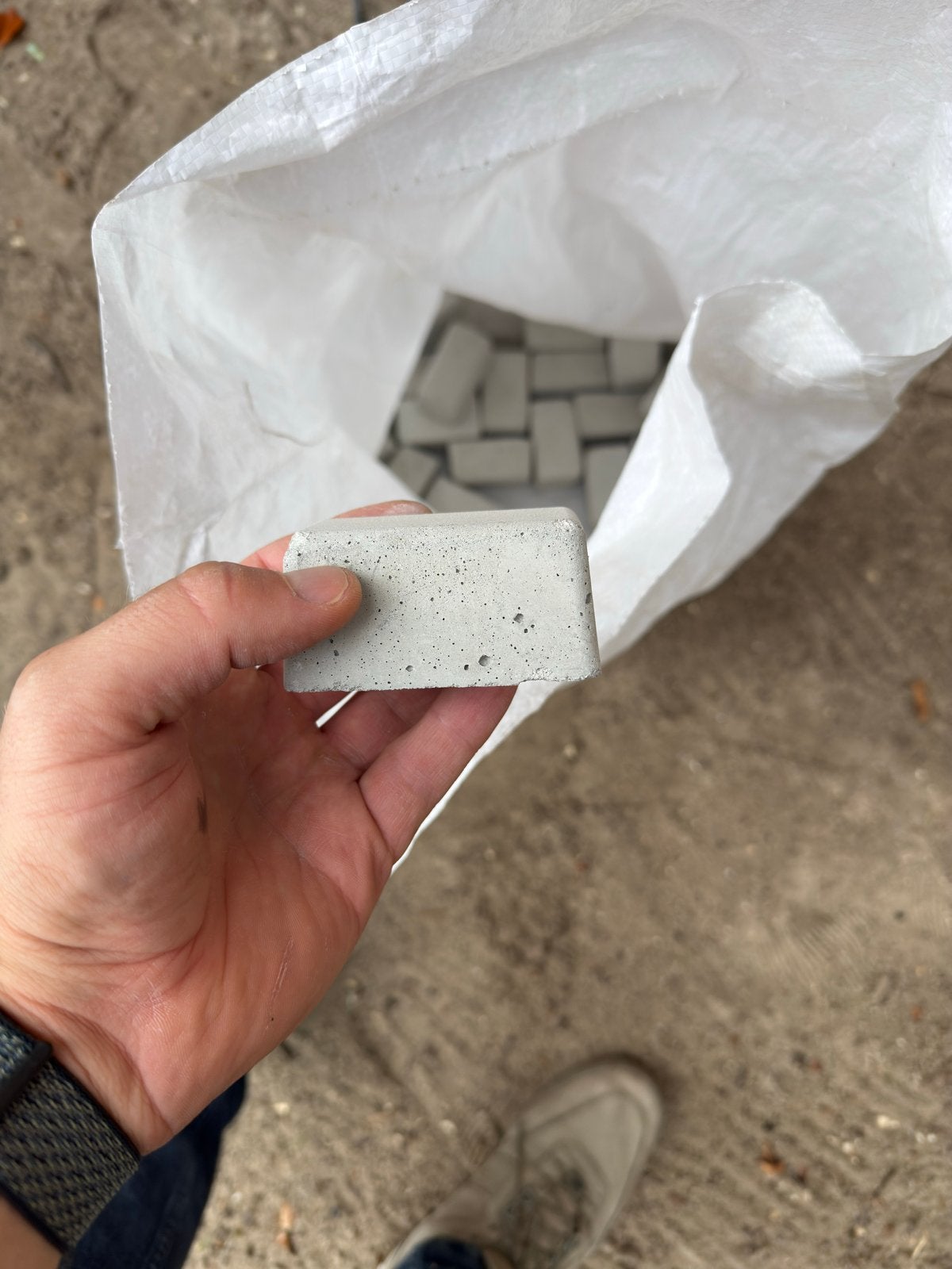 Betonstelblokjes 40mm 45x80mm voor fundering (24 stuks), Ophalen, Nieuw