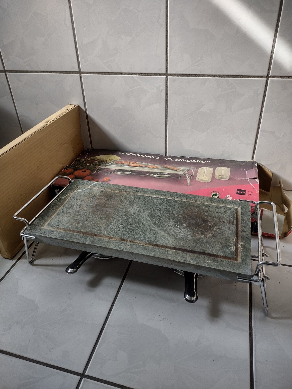 Steengrill, Ophalen, Gebruikt