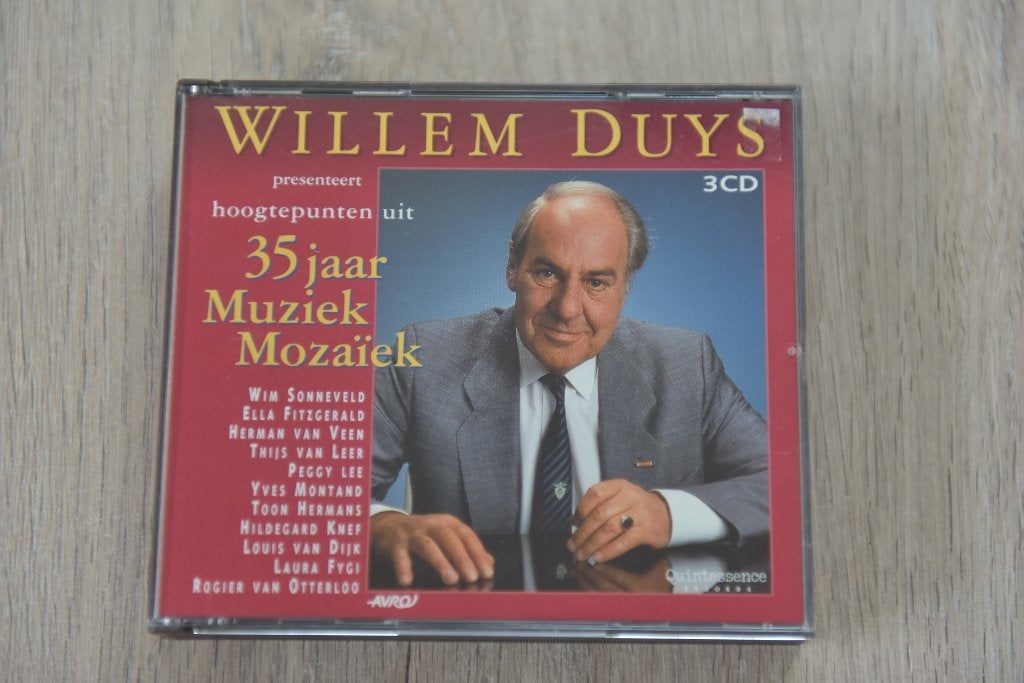 WILLEM DUYS presenteert 35 JAAR MUZIEK MOZAIEK 3CDbox, Verzenden, Zo goed als nieuw, Verzamelalbum, Pop
