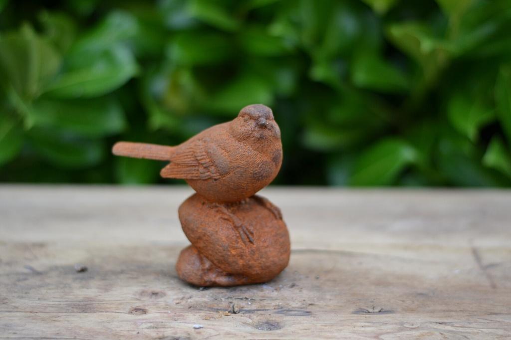 Roodborstje, Tuin en Terras, Tuinbeelden, Verzenden, Nieuw, Metaal, Dierenbeeld