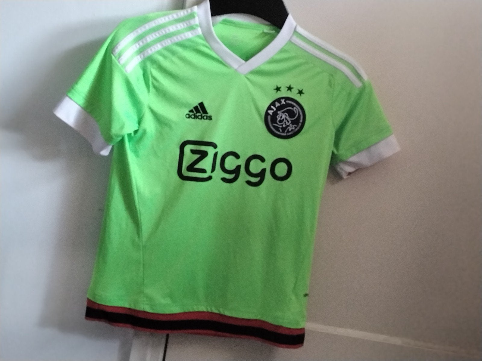 ajax uitshirt kindermaat, Maat XS of kleiner, Ophalen of Verzenden, Zo goed als nieuw, Shirt