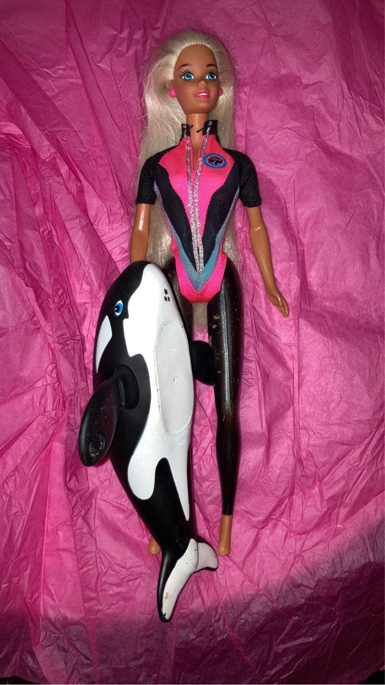 Barbies jaren 90 zeer uniek, Ophalen of Verzenden, Zo goed als nieuw, Pop