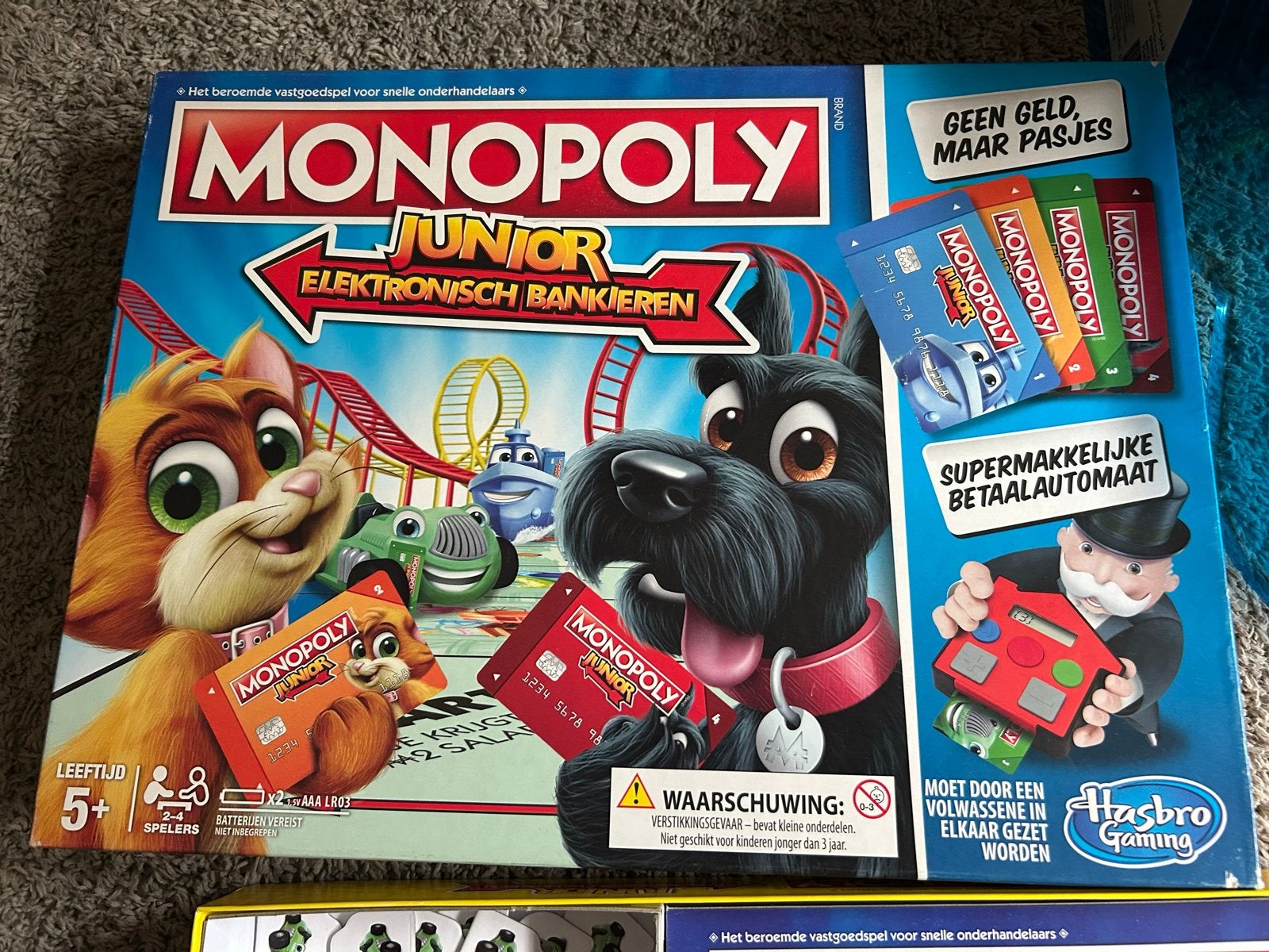 Monopoly Junior Elektronisch Bankieren - Nieuwstaat, Hobby en Vrije tijd, Ophalen of Verzenden, Nieuw