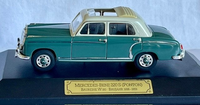 Faller Memory Cars 1:43 Mercedes-Benz 220S Ponton, Ophalen of Verzenden, Zo goed als nieuw, Auto, Overige merken
