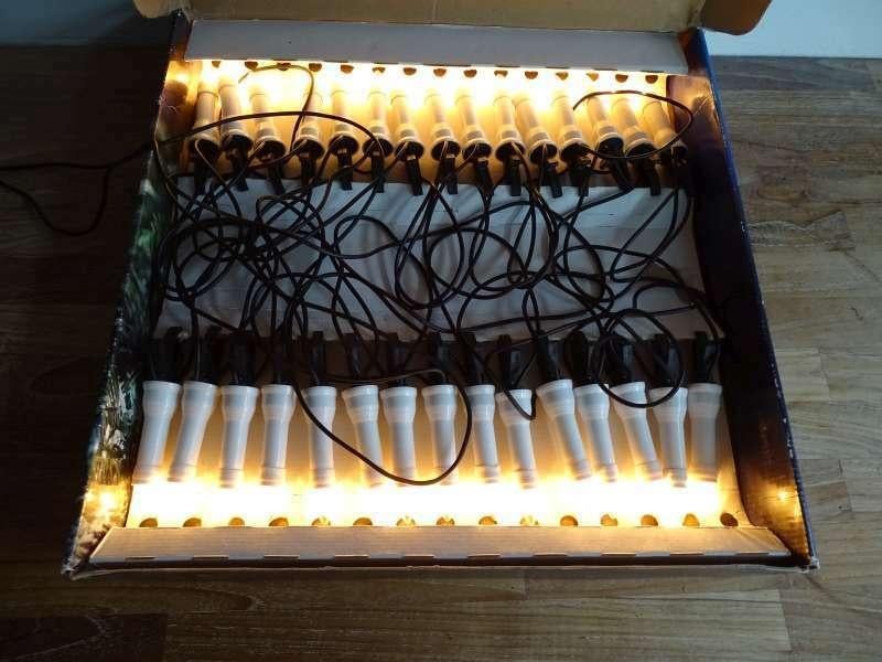 Oude kerstverlichting buiten buitenverlichting 30 lampjes, Diversen, Kerst, Ophalen of Verzenden, Zo goed als nieuw