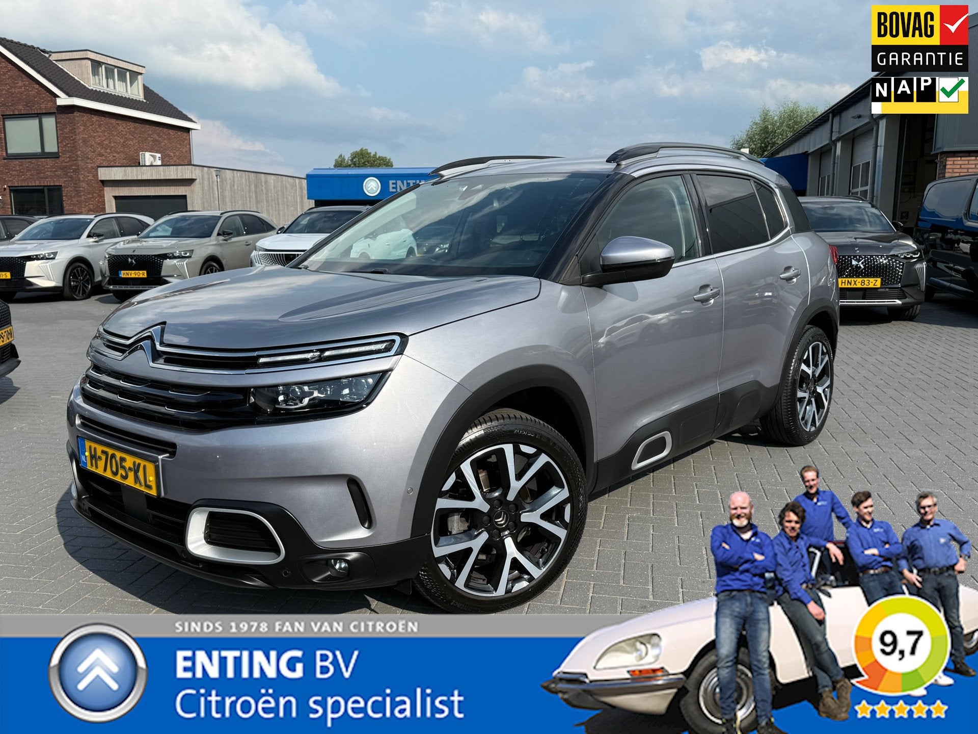 Citroen C5 Aircross 1.2 PT SHINE 130PK FULL LED ADAPT CRUISE, Auto's, Citroën, Voorwielaandrijving, 1350 kg, Gebruikt, Euro 6