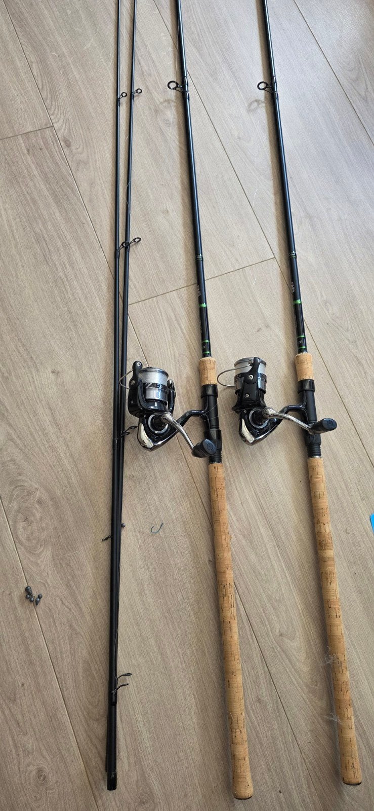 Korum 11ft 1.25 LB SET met Daiwa RX LT2500 molens, Ophalen