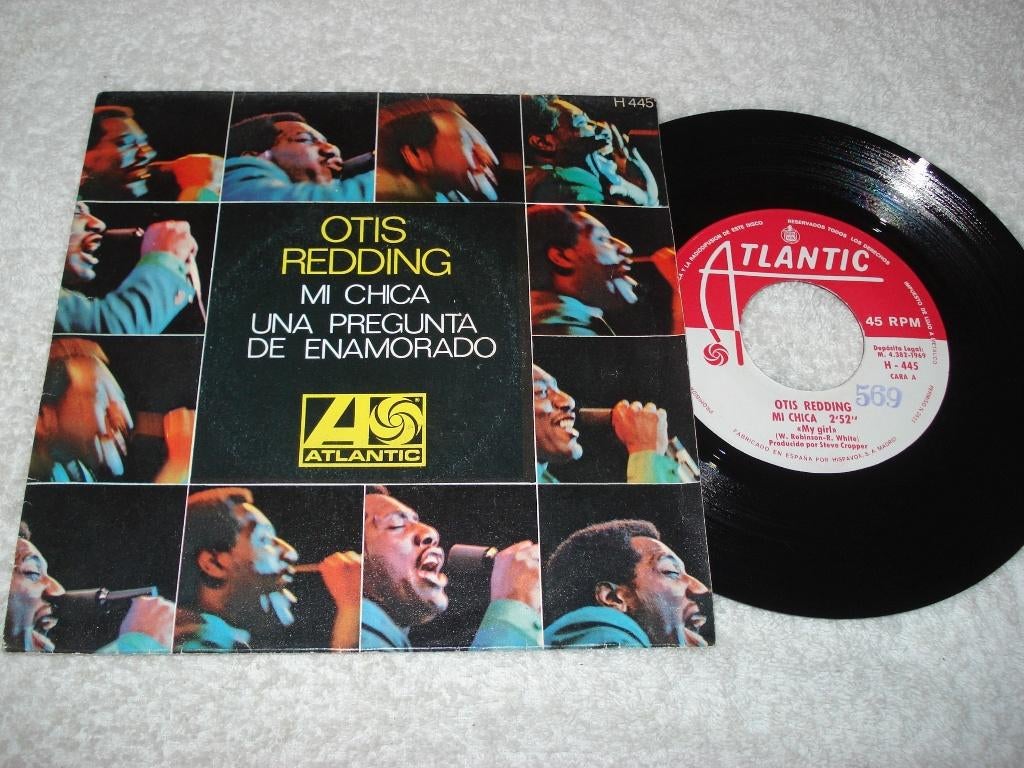 Otis Redding   My Girl  Spanje    Orgineel, Fotohoes, Ophalen of Verzenden, Zo goed als nieuw, R&B en Soul