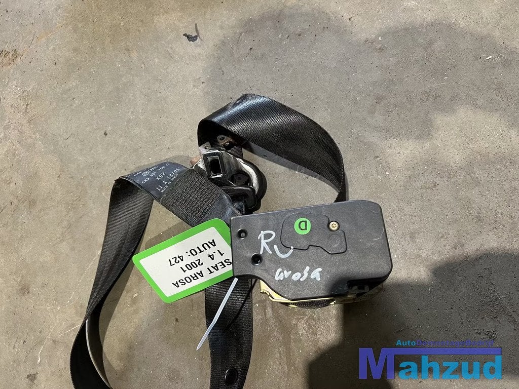 SEAT AROSA VW LUPO rechts voor gordel 1997-2004, Auto-onderdelen, Interieur en Bekleding, Gebruikt, Autovia A-2, Km 585 585
08760  Martorell, ES