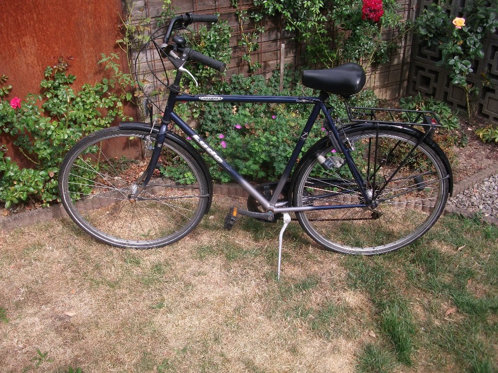 Herenfiets, Fietsen en Brommers, Gebruikt, Velgrem, Versnellingen, 53 tot 57 cm