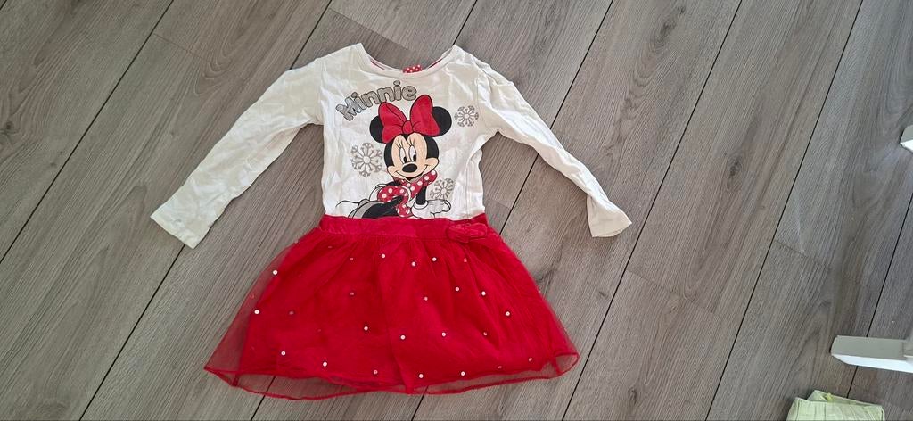 Minnie Mouse jurkje maat 110/116, Ophalen of Verzenden, Zo goed als nieuw, Meisje, Jurk of Rok