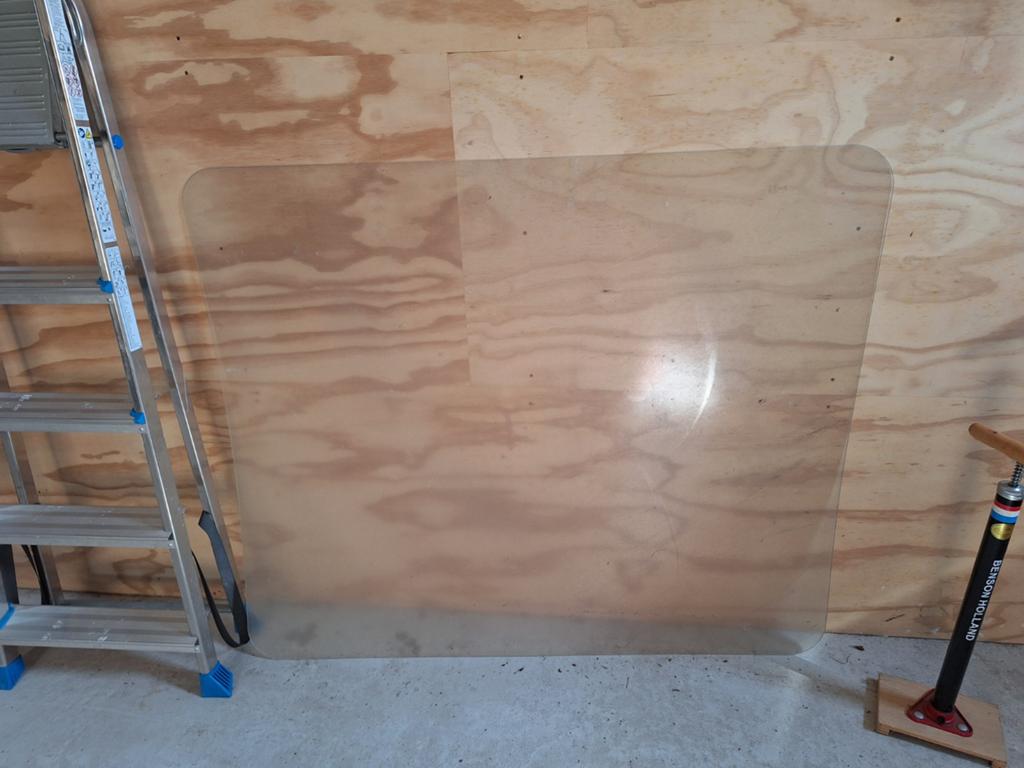 Vloerbeschermer bureaustoel 100x120cm, Ophalen, Gebruikt, Minder dan 10 m², Overige kleuren