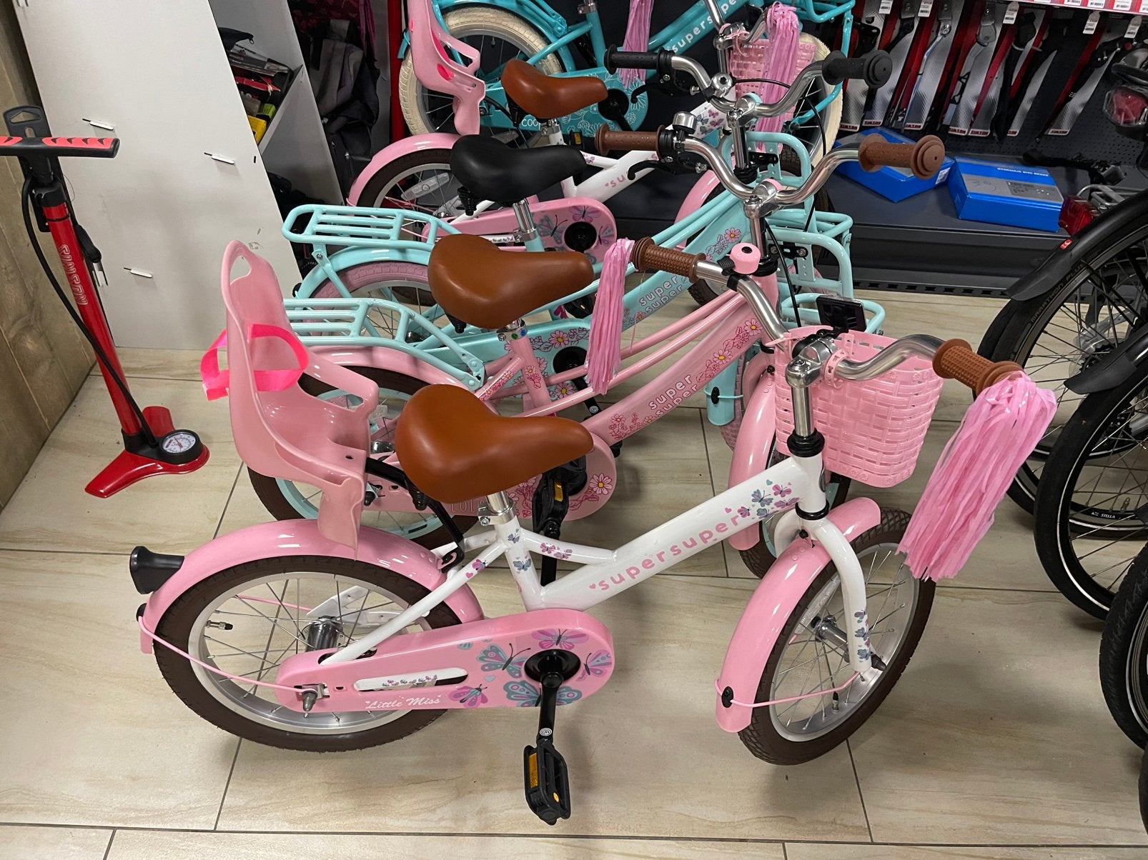 (NIEUW) Super Super kinderfietsen 16/18 en 20 inch, Ophalen, Zo goed als nieuw, 26 inch of meer, Versnellingen