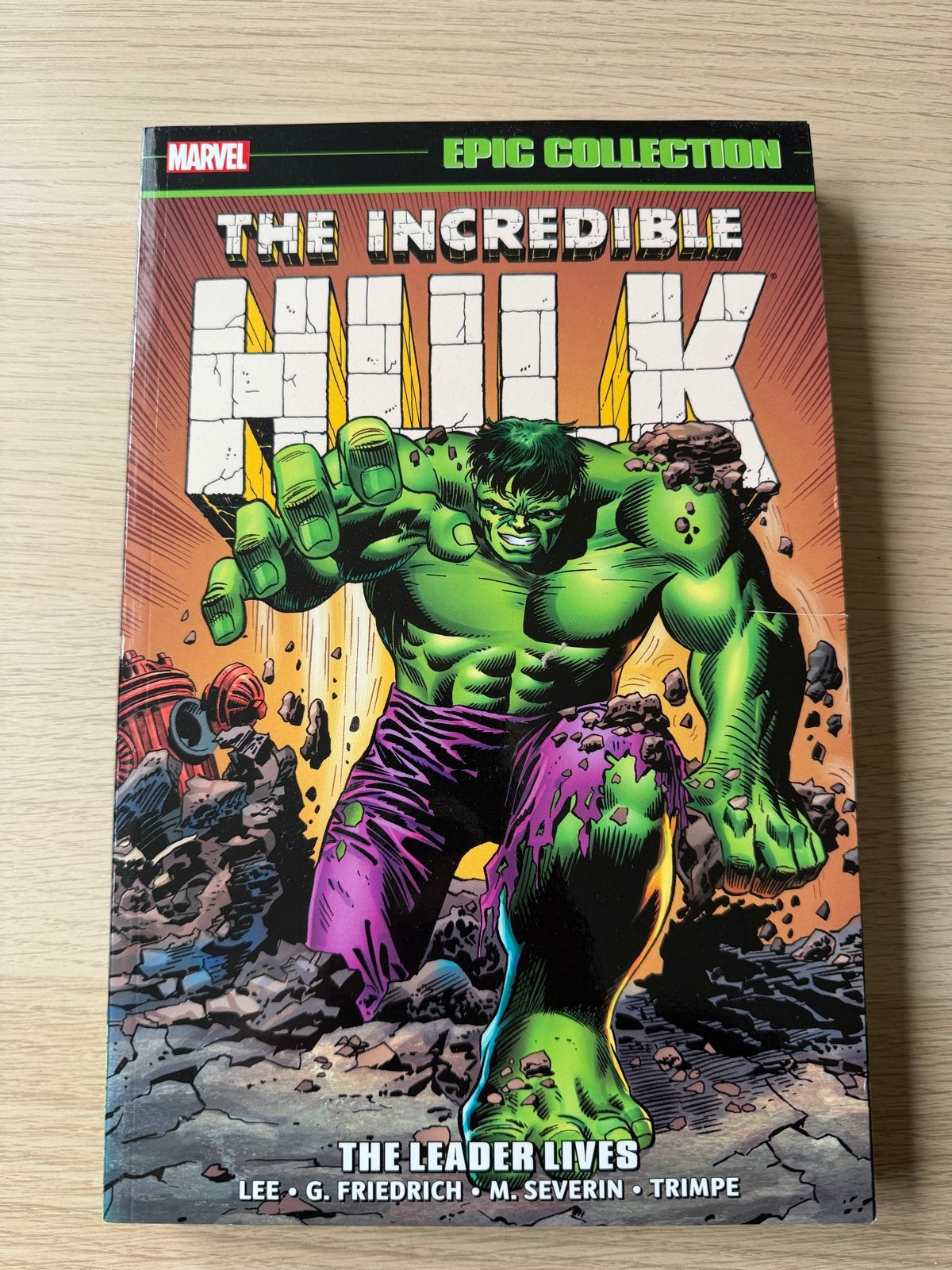 Marvel Epic Collection Hulk: The Leader Lives OOP BESCHADIGD, Eén comic, Ophalen of Verzenden, Nieuw, Amerika
