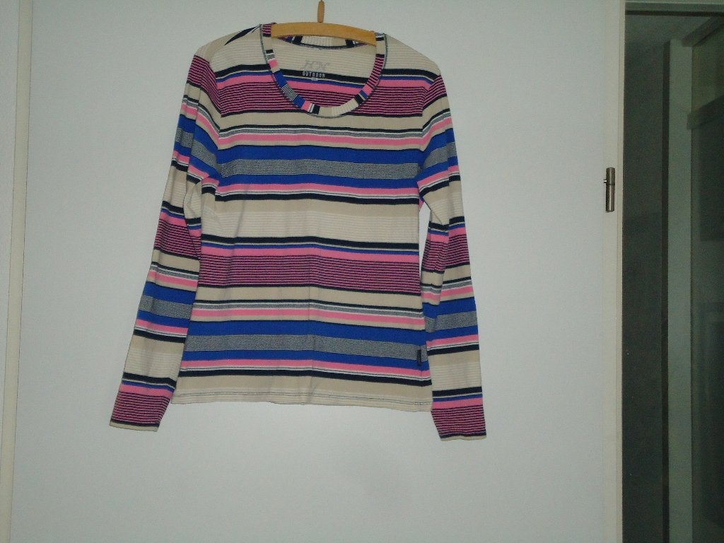 trui shirt h.n. out door met strepen ongv. mt s bw = 86, Meerkleurig, Ophalen of Verzenden, Zo goed als nieuw, Lange mouw