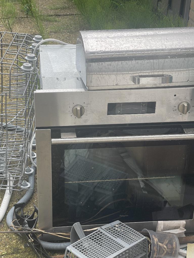 oud ijzer inbouw vaatwasser en oven, Doe-het-zelf en Verbouw, Metalen, Ophalen, Gebruikt, IJzer