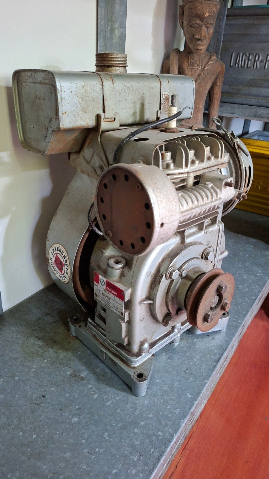 Bernard Melkmachine Motor - Decoratief of Werkend, Ophalen