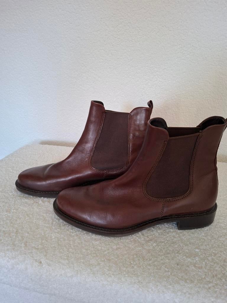 Dames schoenen Merk Ecco, Ophalen of Verzenden, Zo goed als nieuw, Bruin, Sneakers of Gympen