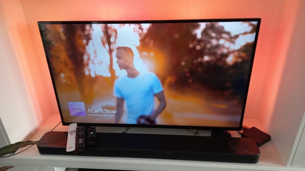 LG soundbar met subwoofer + 3 afstandsbedieningen, Audio, Tv en Foto, Soundbars, Ophalen of Verzenden, Gebruikt