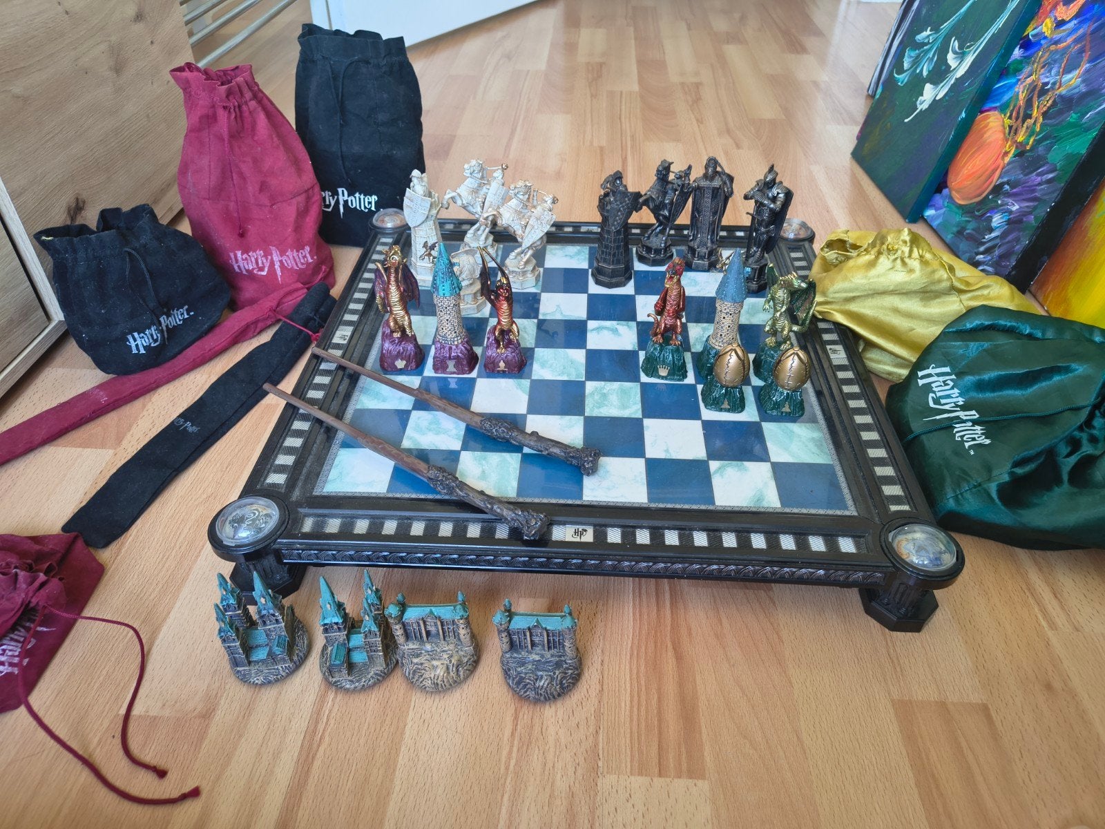 Harry Potter schaakspel, Verzamelen, Ophalen of Verzenden, Zo goed als nieuw, Spel