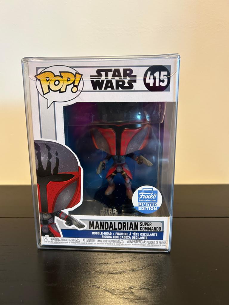 Funko Pop! Star Wars: Mandalorian Super Commando #415, Verzamelen, Poppetjes en Figuurtjes, Ophalen of Verzenden, Nieuw
