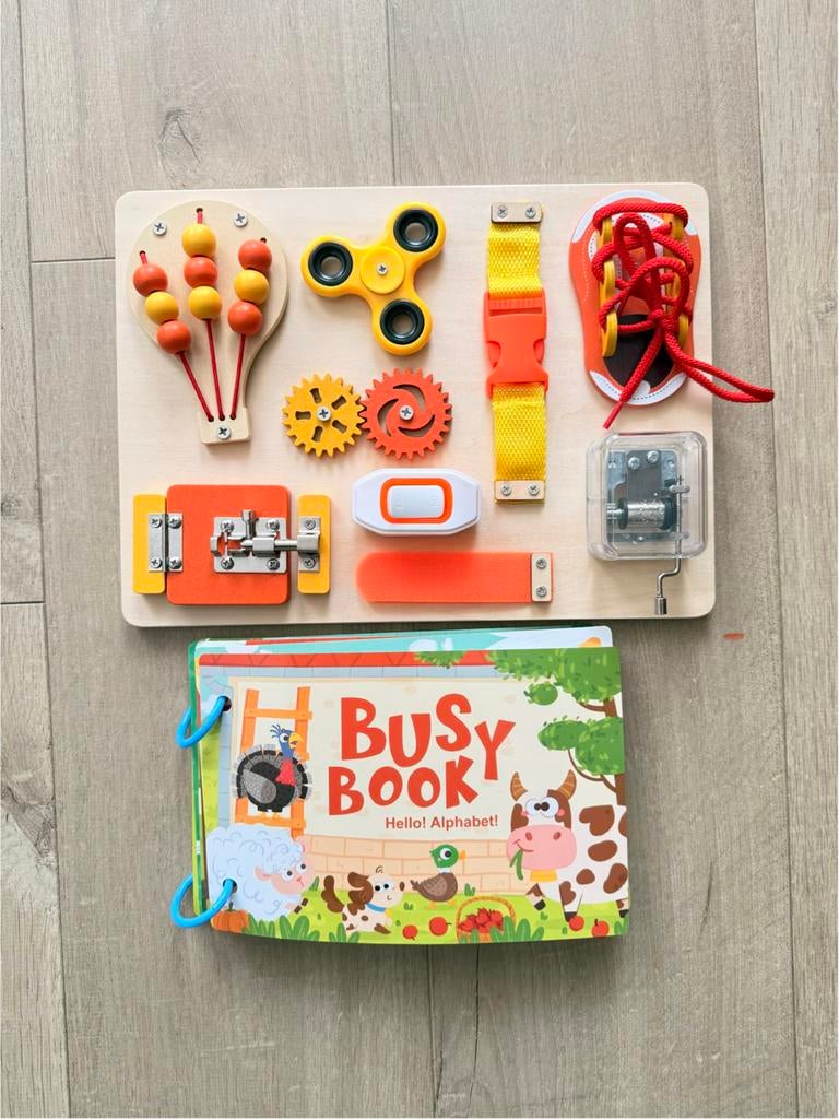 Activity Board - Educatief Speelgoed - Busy board/Busy book, Kinderen en Baby's, Ophalen of Verzenden, Nieuw, Taal en Lezen, Met geluid