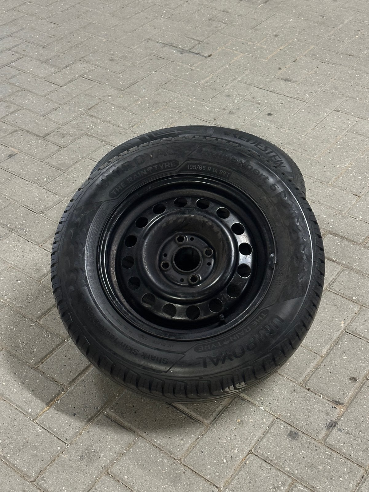 BMW E30 195/65R14 stalen velgen met goede zomerbanden, Ophalen