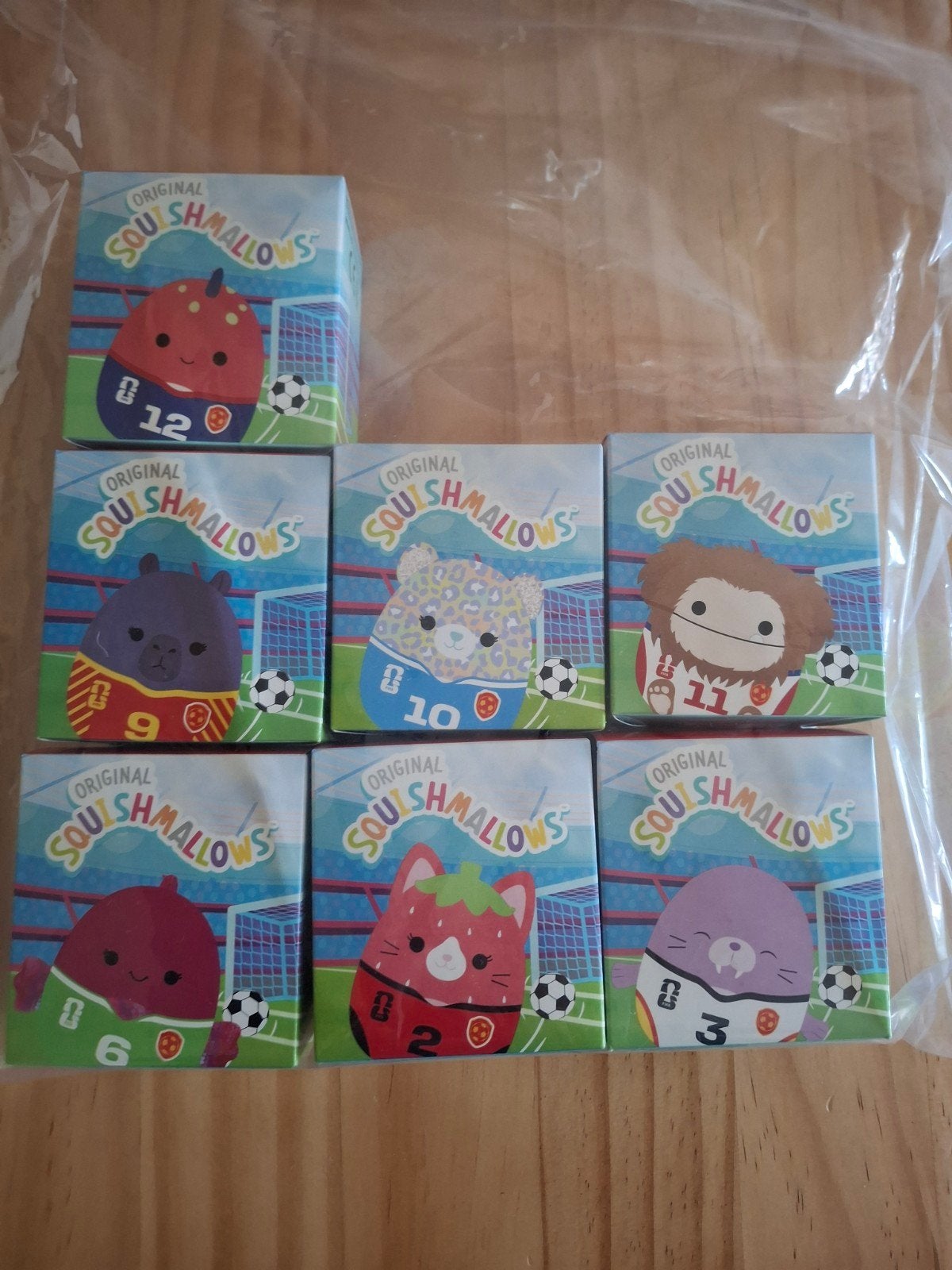 Squishmallows voetbal editie - Nieuw in doos, Met doos, Overige karakters, Overige typen, Nieuw