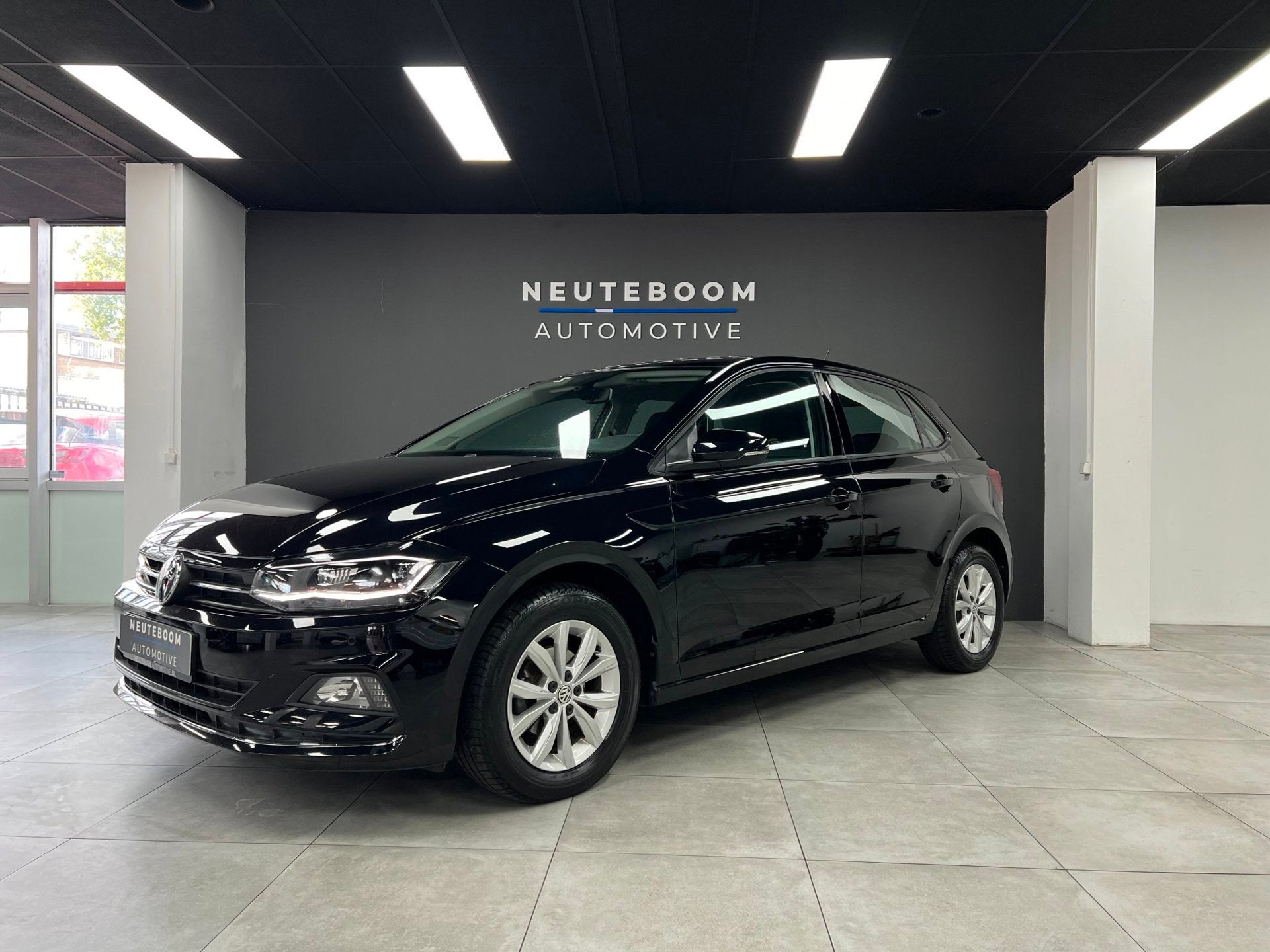 Volkswagen Polo 1.0 TSI Highline | Carplay | Clima |ACC |Led, Auto's, Stof, Gebruikt, Zwart, 95 pk