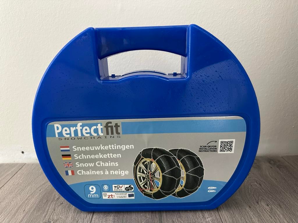 Perfectfit Sneeuwkettingen KN100 - 9 mm, Auto diversen, Sneeuwkettingen, Ophalen, Nieuw